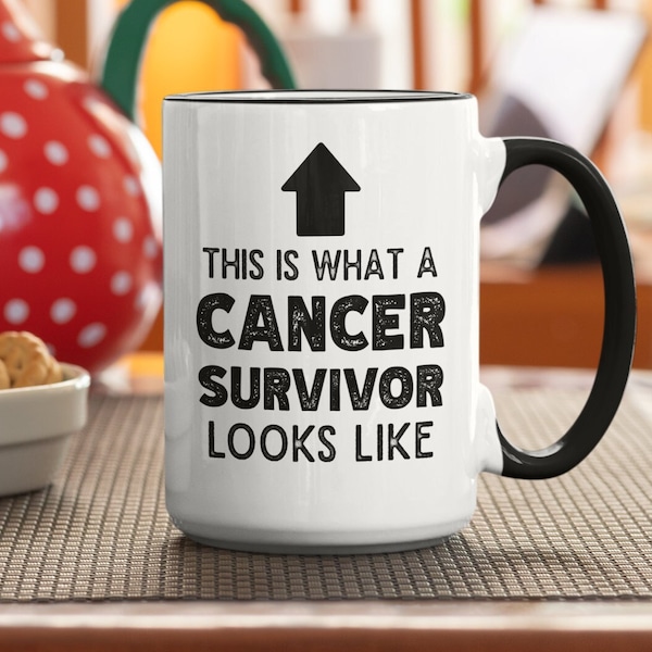 Cancer Survivor Gifts, This is What a Cancer Survivor Looks Like, Cancer Survivor Mug, Cancer Warrior Coffee Cup, Gift for Mom Dad