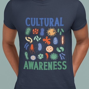Mikrobiologe Shirt, Mikrobiologie Geschenke, kulturelles Bewusstsein T-Shirt, Mikrobe T-Shirt, Bakterien T-Shirt, Mikrobiologie Witz, lustige Mikroben