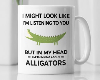 Funny Alligator Mug - Etsy Funny Alligator Mug - Etsy