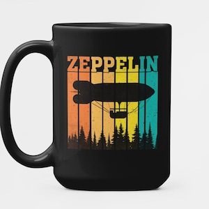 Zeppelin Luftschiff Becher, lustige Zeppelin Liebhaber Geschenke, Zeppelin Flugzeug, Retro Zeppelin Luftschiff Flugzeug präsentiert Geburtstagsgeschenk