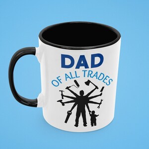 Tasse Jack of All Trades, Cadeau de papa bricoleur, Tasse de papa de bricolage, Cadeau pour papa, Cadeau de bricolage, Cadeau de papa à faire, Cadeau de mari