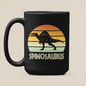 Spinosaurus Mug, Spinosaurus Gifts, Spinosaurus Lover Coffee Cup, Vintage Dinosaur Coffee Mug, Dino Lover Present, Spinosaurid Cup for Kids