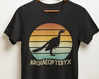 Archaeopteryx Shirt, Archaeopteryx Lover Gifts, Presents for Archaeopteryx Enthusiasts, Urvogel Bird Dinosaur Adult Unisex Tshirt Tee Shirt