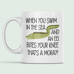 Moray Eel Gifts, That&#39;s A Moray Mug, Moray Coffee Cup, Funny Song Parody Mug, That&#39;s Amore, Funny Christmas Birthday Present