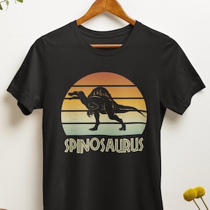 Spinosaurus Shirt, Spinosaurus Lover Gifts, Presents for Spinosaurus Enthusiasts, Spined Predator Dinosaur Adult Unisex Tshirt Tee Shirt