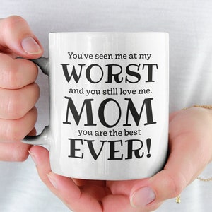 Mama Becher, lustige Mama Geschenk, schlechteste Mama aller Zeiten, unhöflich Schwester Geburtstagsgeschenk, beste Mama aller Zeiten, liebevolles Geschenk für Mutter, Mama Geschenk