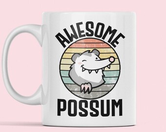 Taza de zarigüeya, regalos de zarigüeya, taza de zarigüeya impresionante, regalo de amante de zarigüeya, taza de zarigüeya linda, taza marsupial, presente entusiasta de zarigüeya, broma de zarigüeya