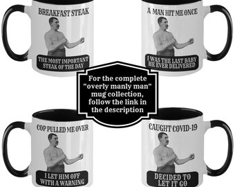 Bring Back Manly Men Parody Coffee Mugs