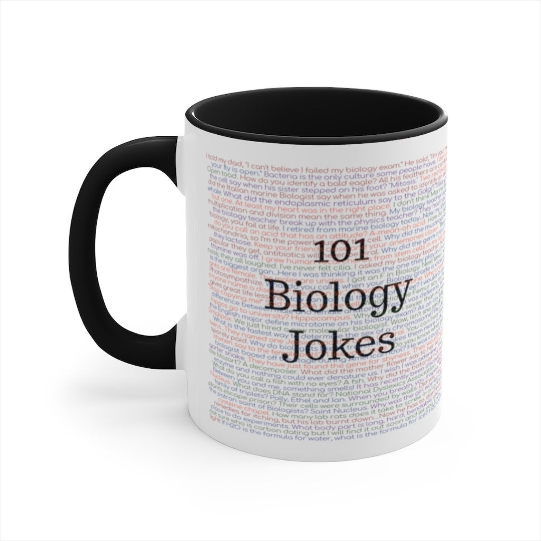 Biology Mug, Biologist Gifts, 101 Biology Jokes, Biology Puns, Biology