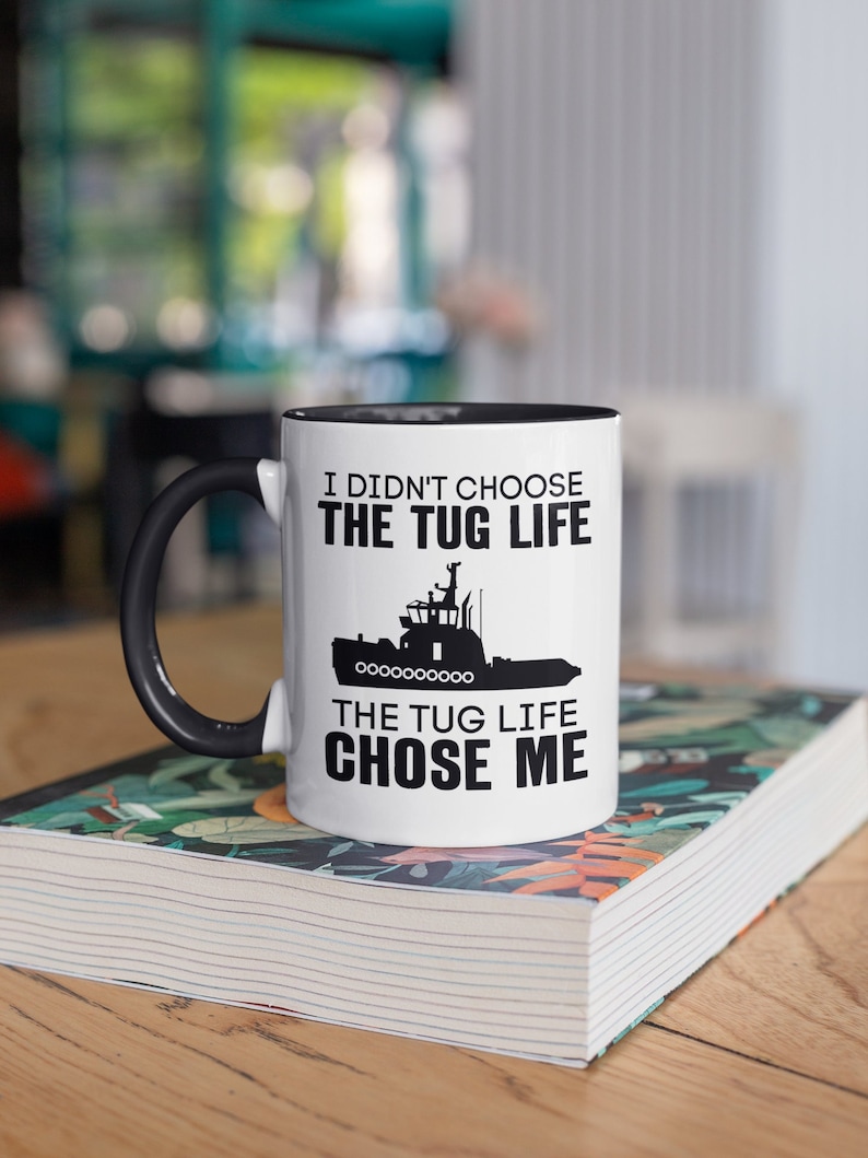 Tasse de remorqueur, cadeaux de remorqueur, je n'ai pas choisi la vie de remorqueur, la vie de remorqueur m'a choisi, tasse de café de remorqueur, cadeaux de remorqueur, cadeau de remorqueur image 1