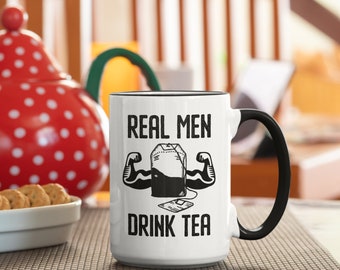 Beard measuring stick for real men funny gift Travel Mug by DH