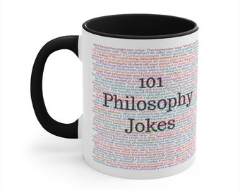 Regalos de Filosofía, Taza de Filosofía, 101 Taza de Chistes de Filosofía, Puns de Filosofía, Regalo de Filósofo, Copa de Filosofía Divertida, Regalo de Estudiante de Filosofía