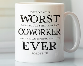 Lustiger Mitarbeiter Geschenk, schlechtester Mitarbeiter aller Zeiten, lustiges Arbeitsgeschenk, bester Mitarbeiter aller Zeiten, Büroknebelgeschenk, Humor am Arbeitsplatz, sarkastische Kaffeetasse