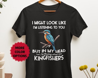 Camiseta de Martín Pescador, Regalos Divertidos de Martín Pescador, Camiseta Sarcástica, Diseño de Martín Pescador, Camiseta Unisex de Manga Corta, Camiseta de Martín Pescador
