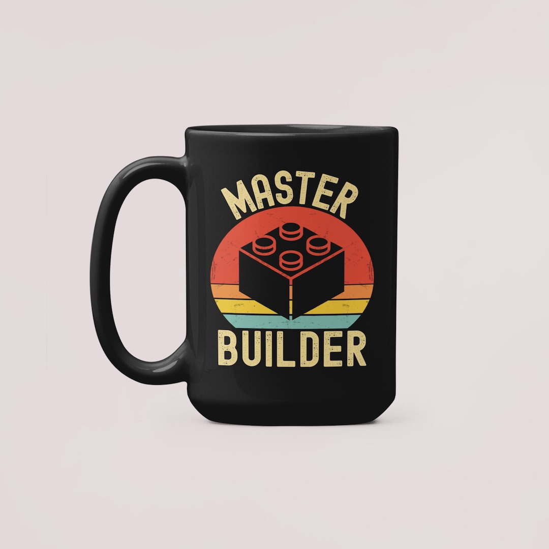 Master Builder Mug, Master Builder Gifts, Building Blocks Birthday Gift ...