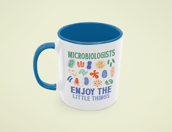 Microbiologist Gift, Microbiology Mug, Microbiologists Enjoy the Little Things, Microorganism Cup, Bacteriology Mug, Funny Virology Gift
