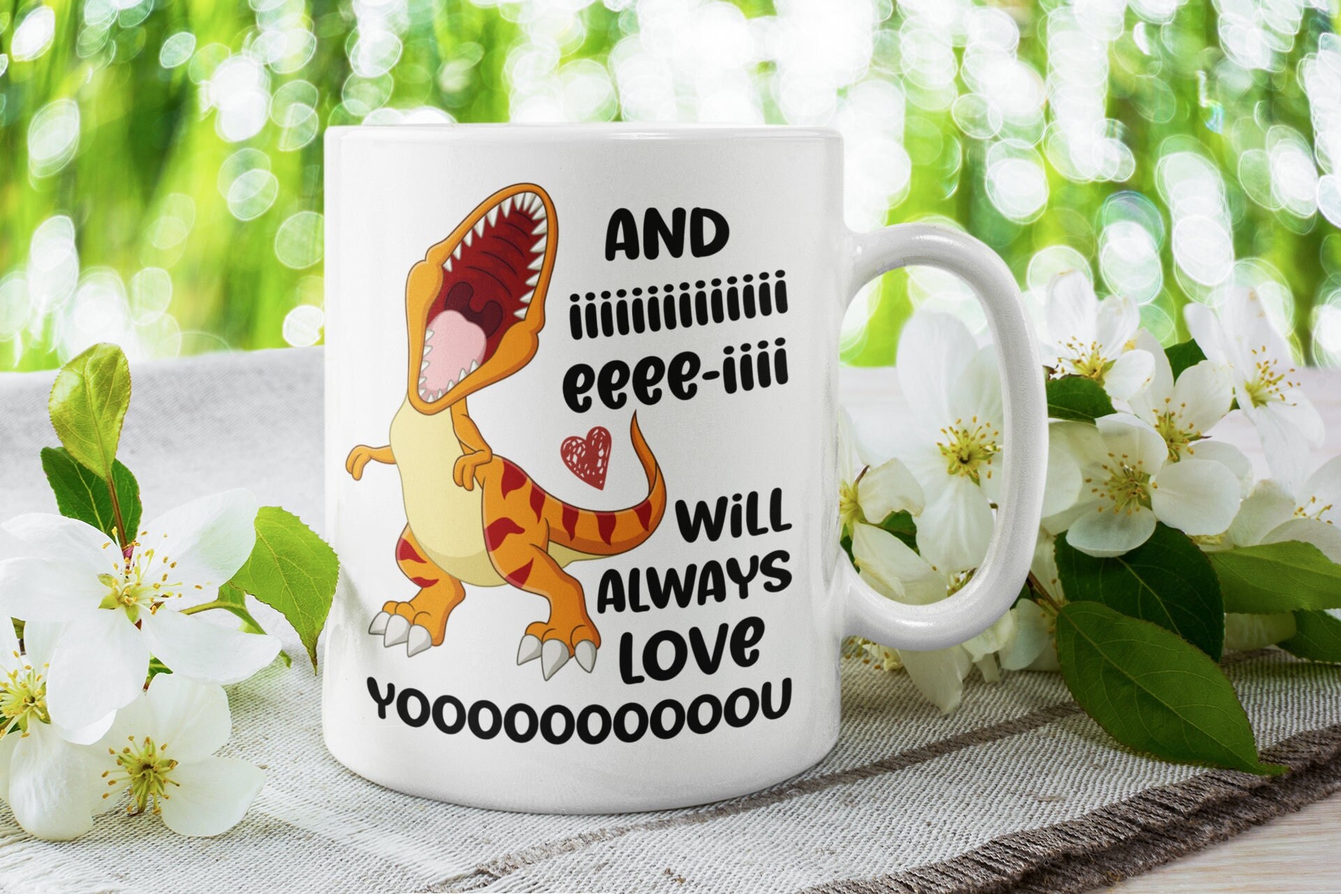 Dinosaur Mug and I Will Always Love You Gift for Mom - Etsy Canada Dinosaur Mug and I Will Always Love You Gift for Mom - Etsy Canada