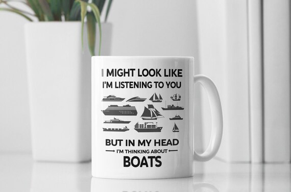 Dee Wite Black mug 11oz by Retro Boater Dee Wite Black mug 11oz by Retro Boater