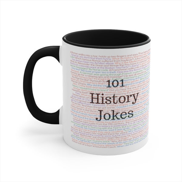 Tasse d’histoire, cadeaux d’amateur d’histoire, 101 blagues d’histoire, tasse de jeux de mots d’histoire, passionné d’histoire, cadeau de professeur d’histoire, coupe de nerd d’histoire, cadeaux d’historien