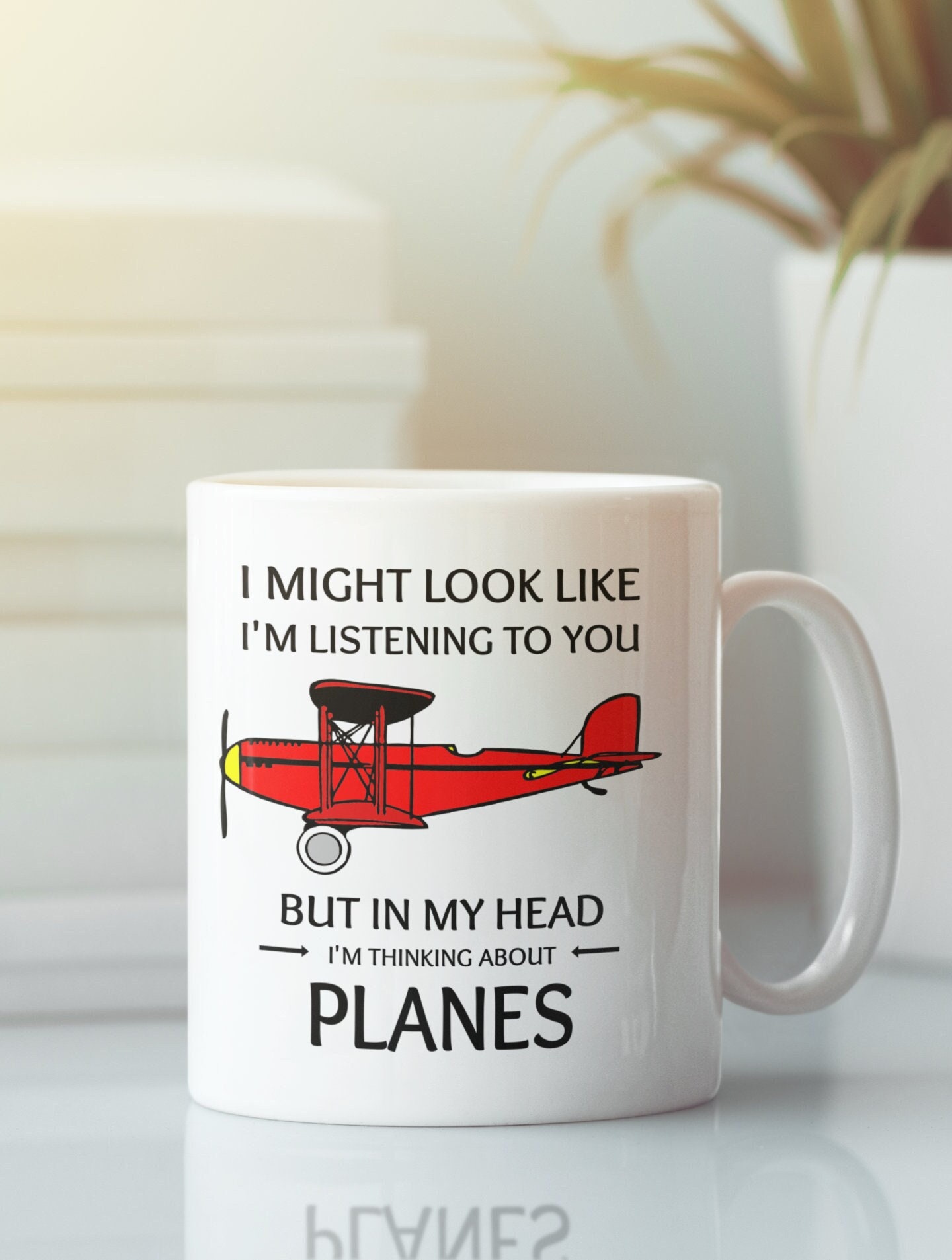 Look at Airplanes - Mug