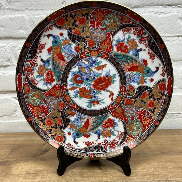 Chinese hand painted ceramic plate