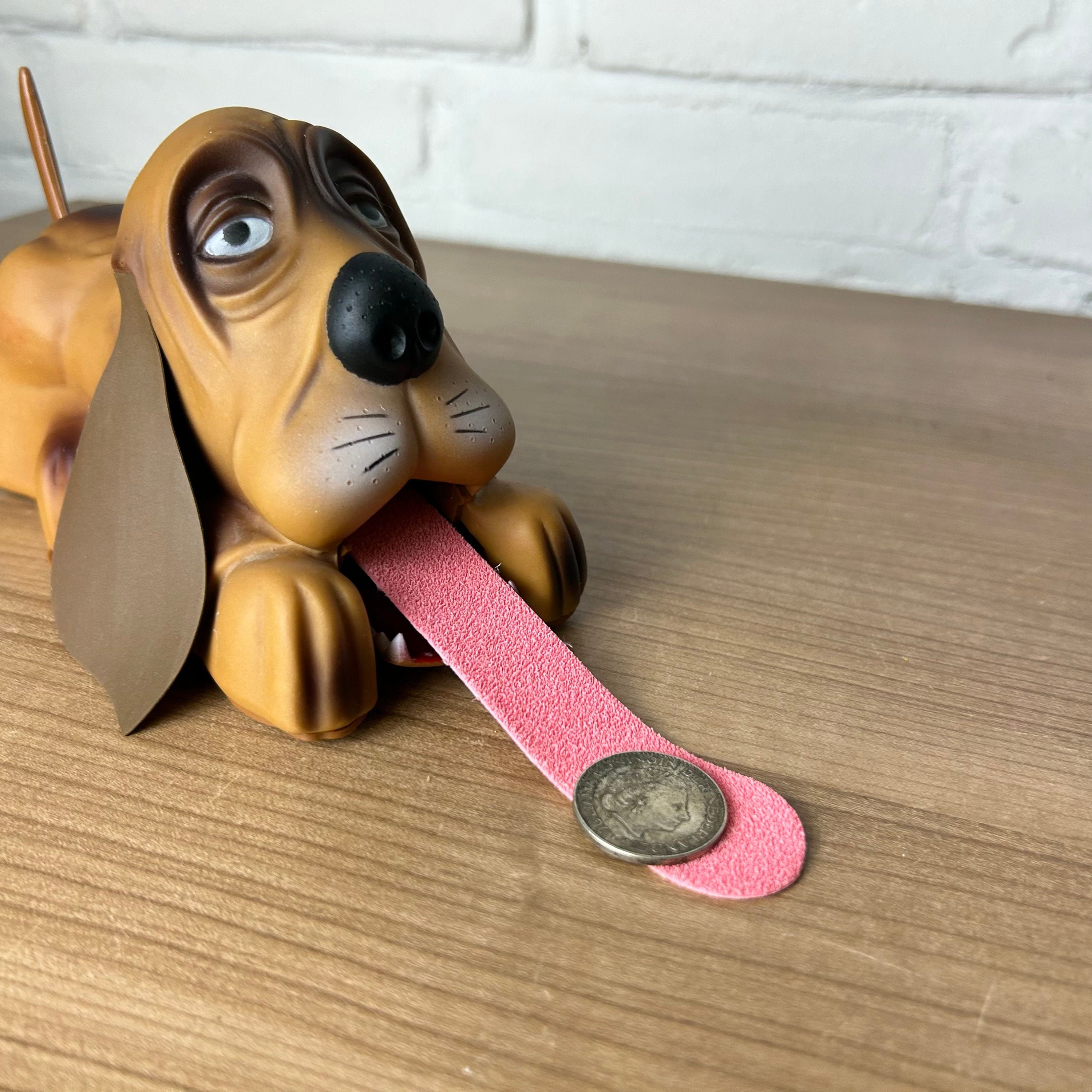特別セーフ Very the With Bank, Coin Mechanical Dog Hound the - Rare 筆記具