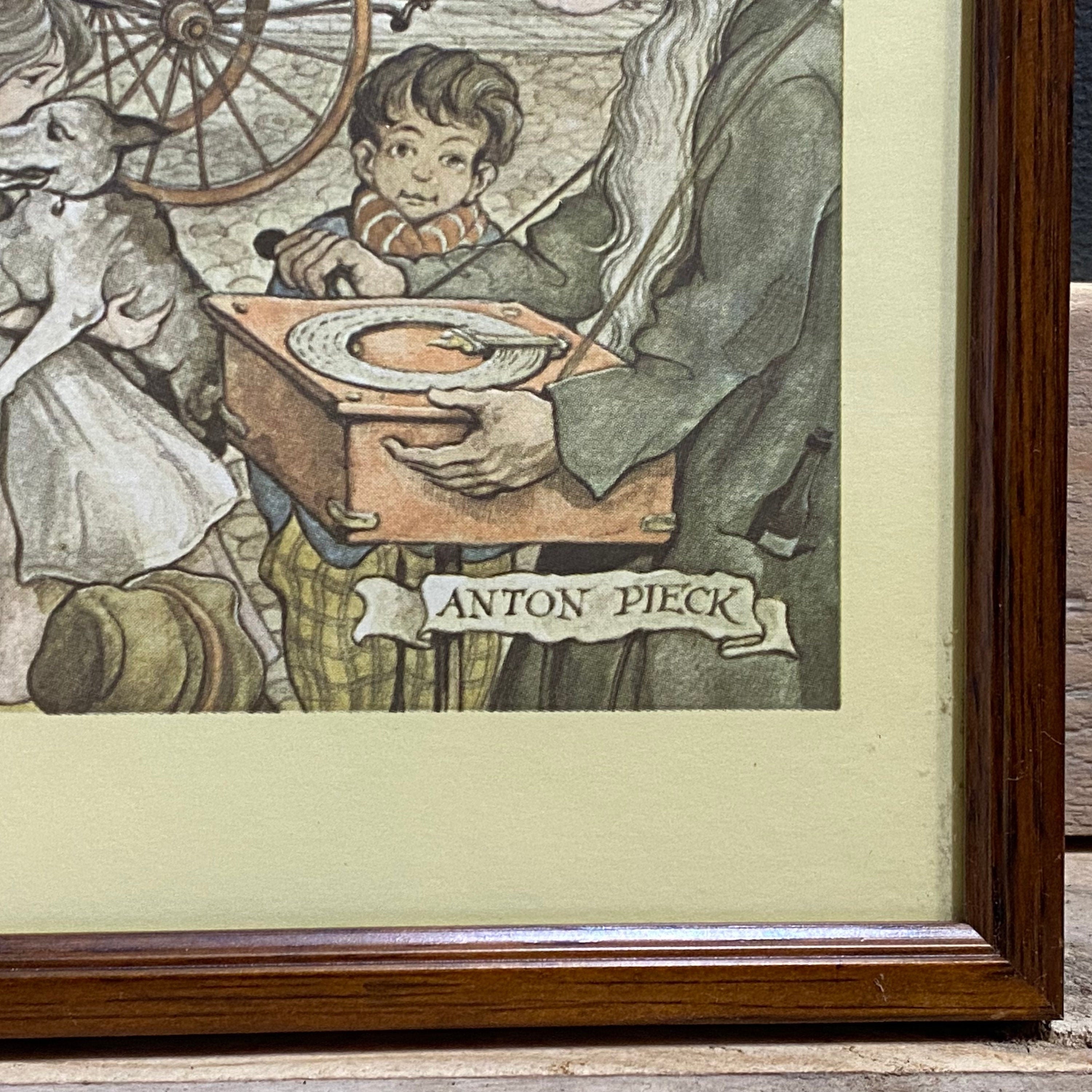 Anton Pieck Print in Frame 1 - Etsy