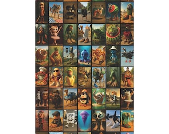 Brainrot Collage - Premium quality Poker Card Deck