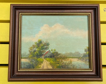Boerderij in Olanda, tussen de meren