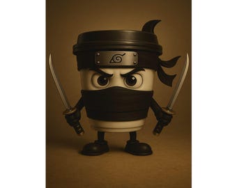 Cappuccino Assassino – Figurine articulée imprimée en 3D | Vigilante de rôti foncé | Bras et jambes mobiles - France Cappuccino Assassino – Figurine articulée imprimée en 3D | Vigilante de rôti foncé | Bras et jambes mobiles - France