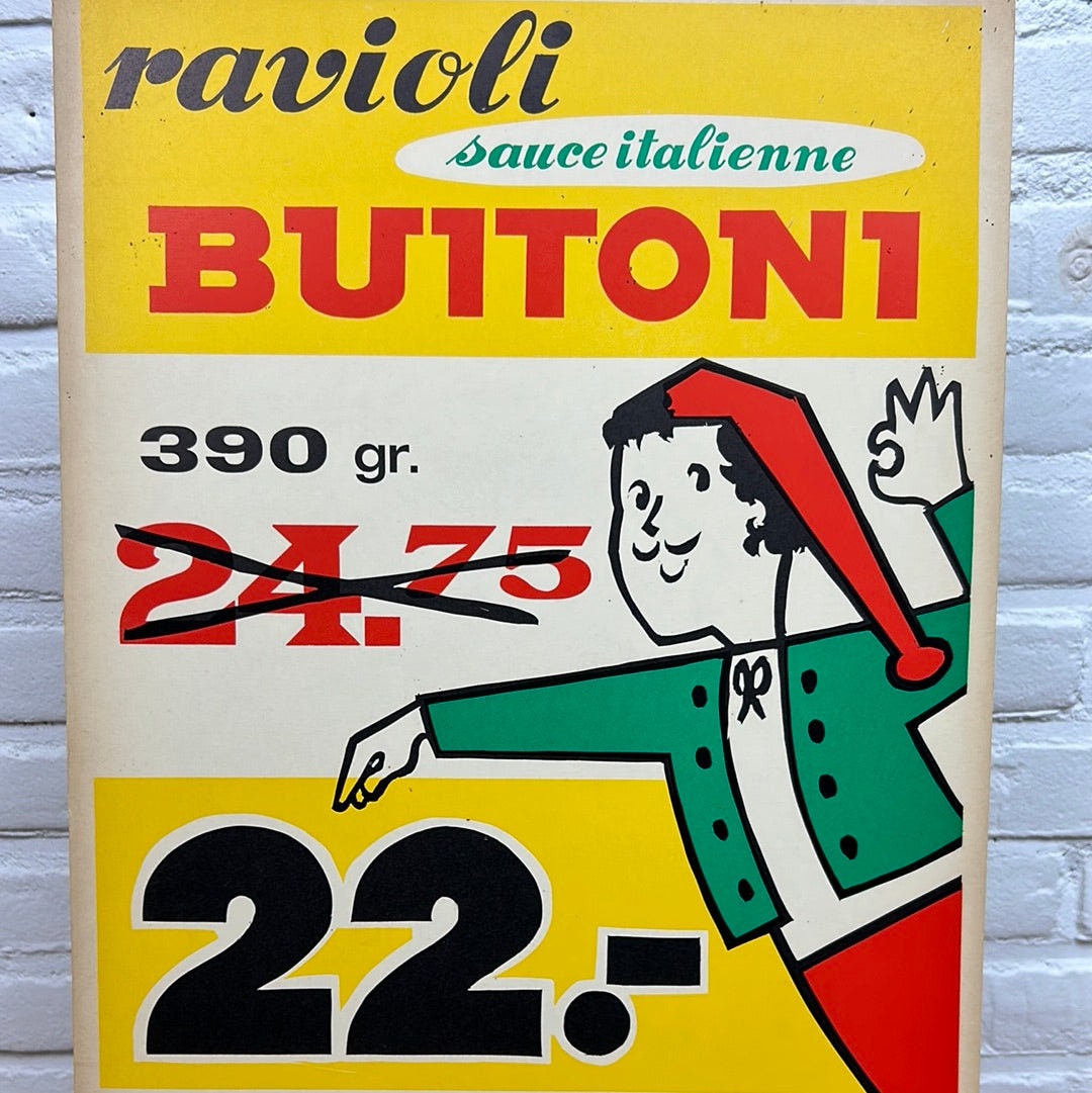 Vintage Ravioli Buitoni Ad Sign - Etsy