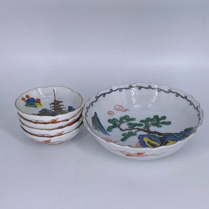 5 Chinese Ceramic Bowls Etsy
