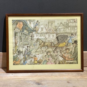 Anton Pieck Print in frame 1