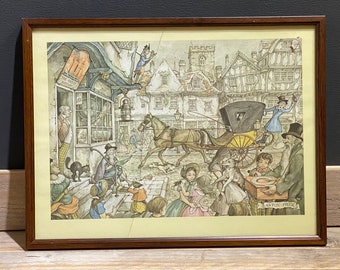 Anton Pieck Print in frame 1