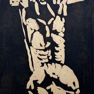 Abstracte man van Jos Caelen (1938)
