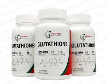 HRYM Natural Glutathione Capsules - Gluten Free, Non-GMO Buy 2 Get One Free