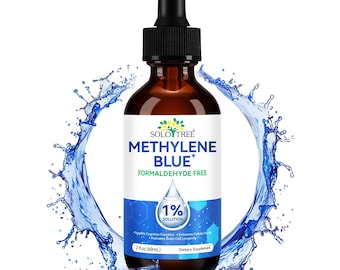 Methylene Blue 1% USP Grade Drops, 60ml, Alcohol-Free, Tested