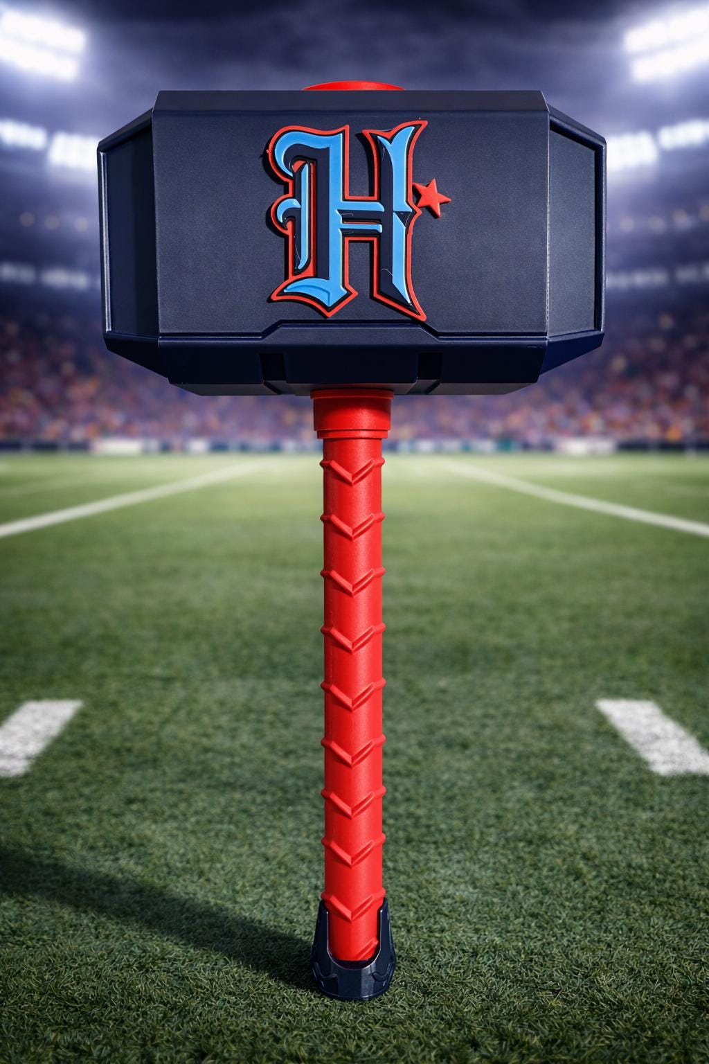 NFL Throwback Thor Hammer – 3D Printed Football Team Hammer W/ Stand ...