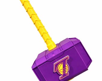 NBA Team Inspired Thor Hammer – 3D Printed Superhero Hammer | Custom Basketball Fan Collectible | Made to Order Gift