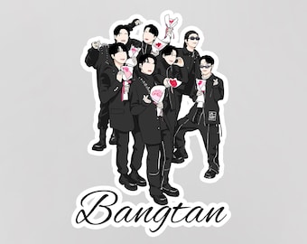 BTS Yet to come Bubble-free stickers | Inkigayo ver