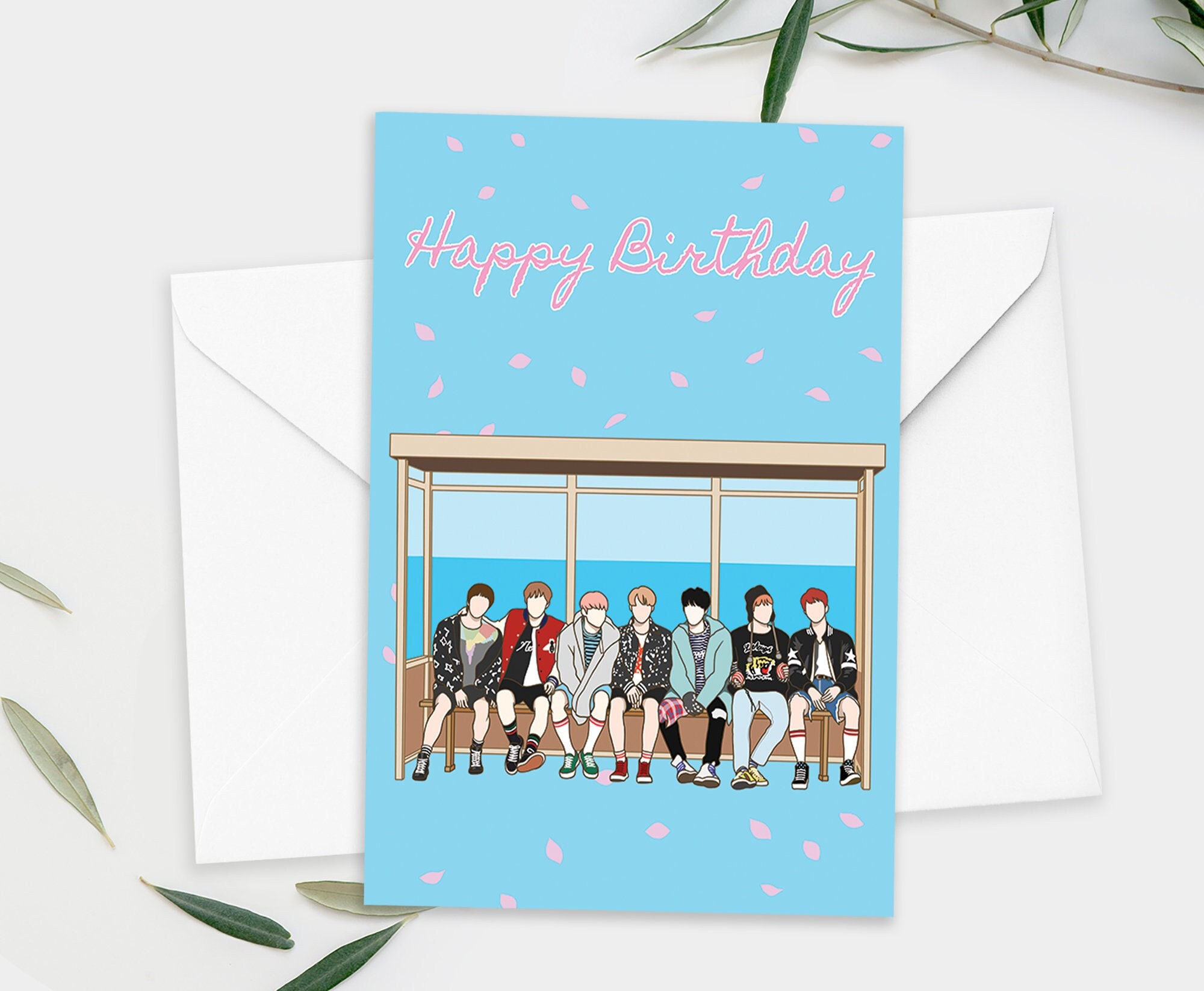 Spring Day Bts Card - Etsy