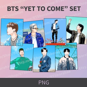 BTS Yet To Come Bundle | Instant Download | Png | 2202 x 3000px 300dpi
