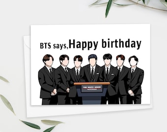 BTS Opened 2016 Season Greeting |bts Card |bts Party Decor |bts