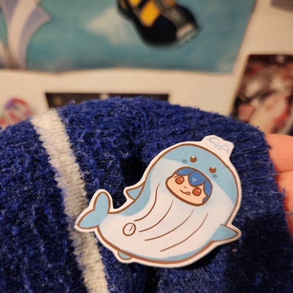 Vtuber Bao whale sticker