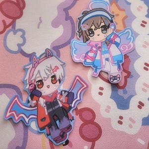 Vtuberにじさんじ ChroNoir クズハとカナエのスタンプ