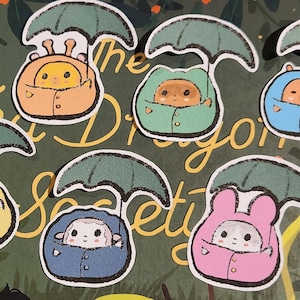 Umbrella animal stickers