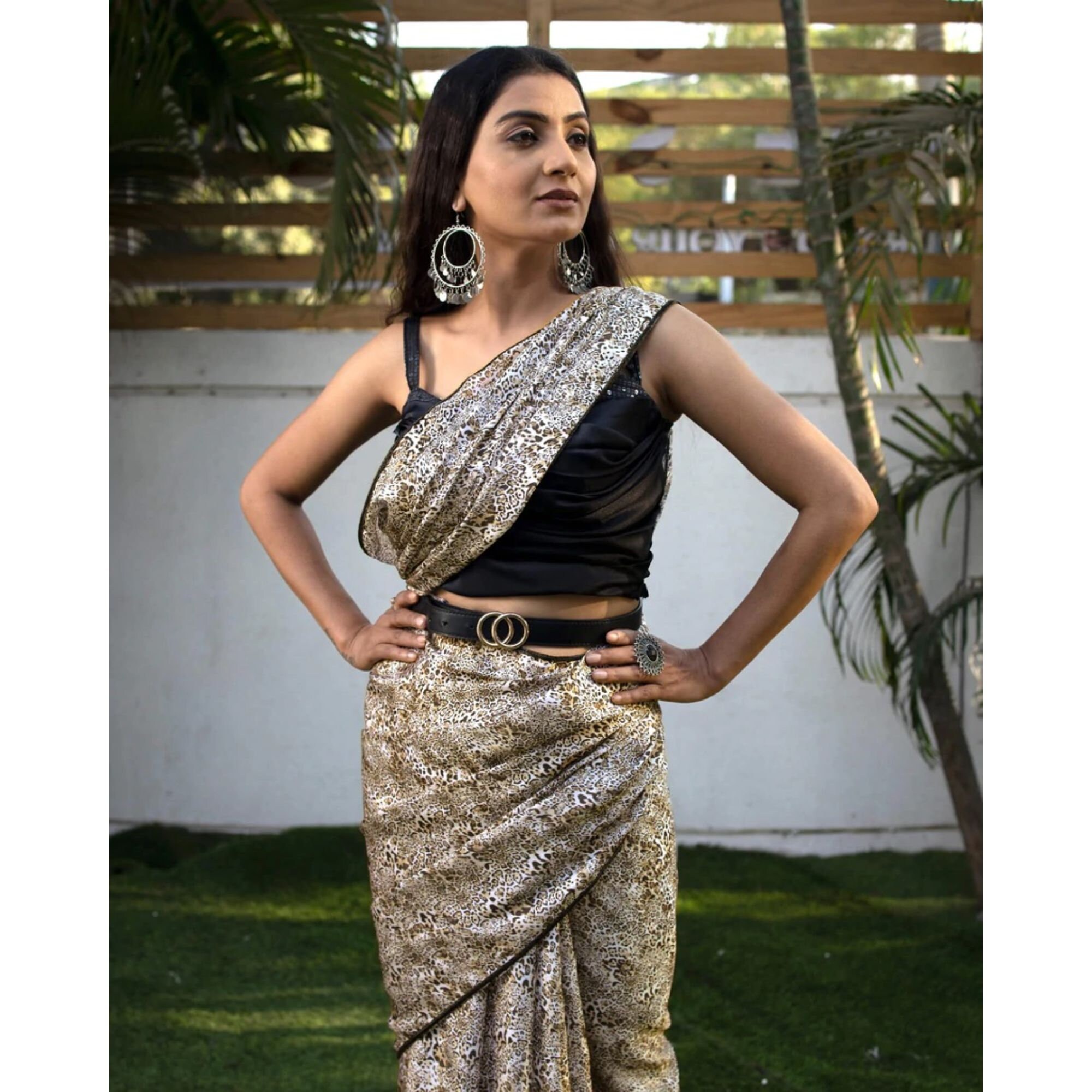Animal Print Sarees - Etsy Singapore Animal Print Sarees - Etsy Singapore