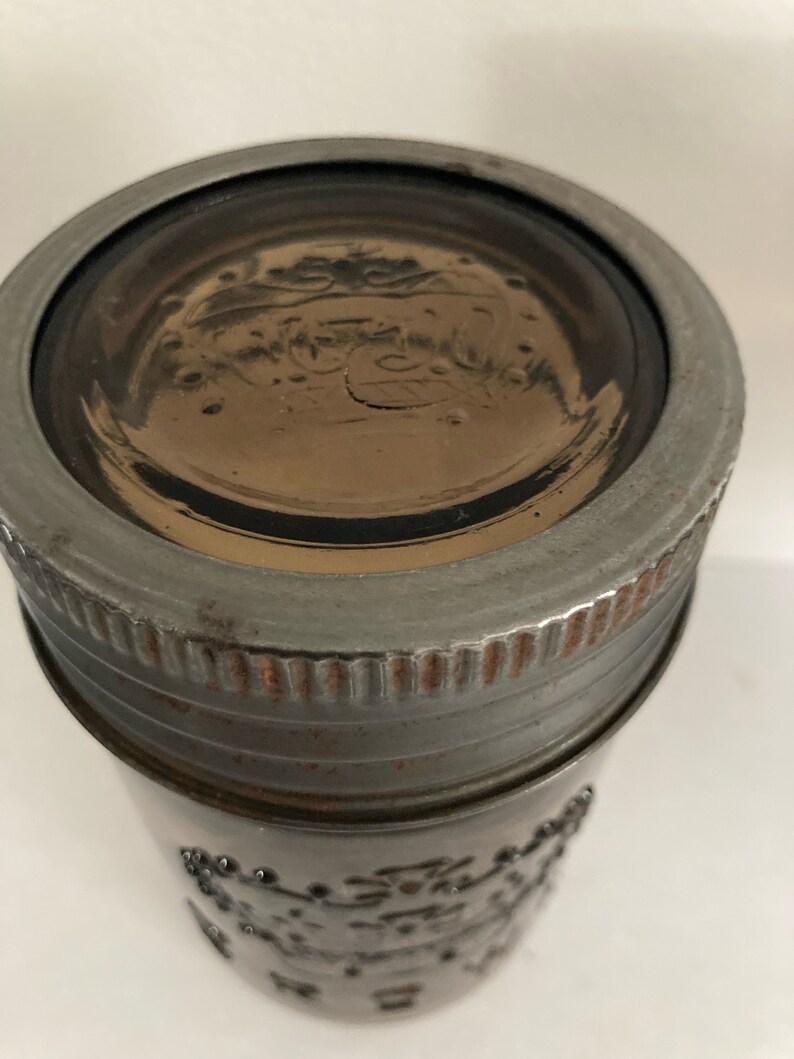 Rare Vintage Crown Mason Jars Etsy