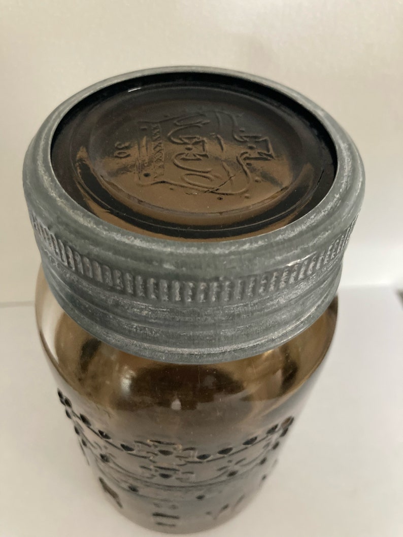 Rare Vintage Crown Mason Jars Etsy