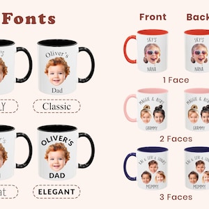 Custom Mug, Mug From Photo, Baby Face Mug, Mug With Kids Photo, Gift for Family, Mother’s Day, Father’s Day, Coffee Gift New Parents image 6